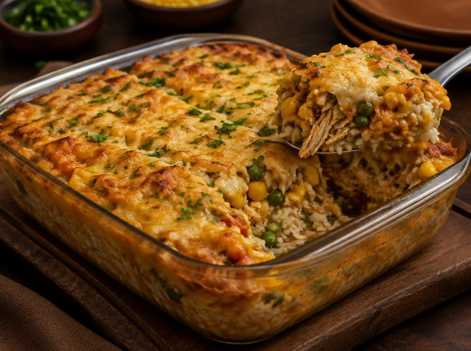 Arroz de forno cremoso