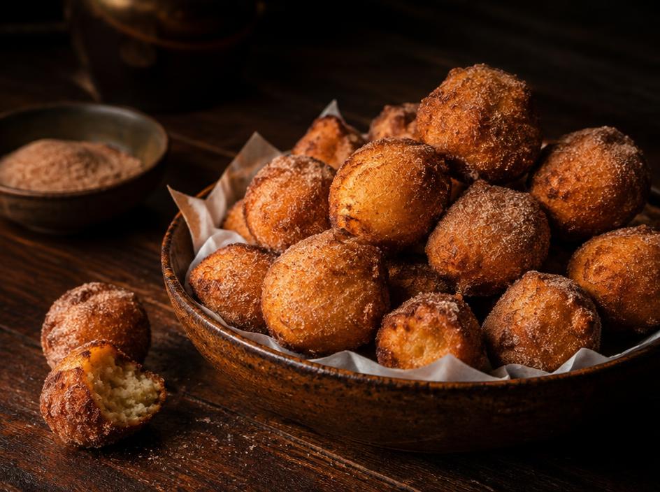 Bolinho de chuva assado