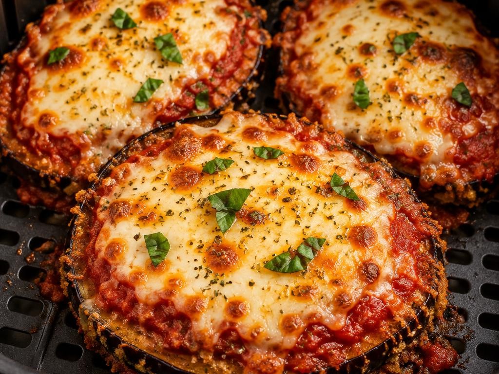 Berinjela à parmegiana express
