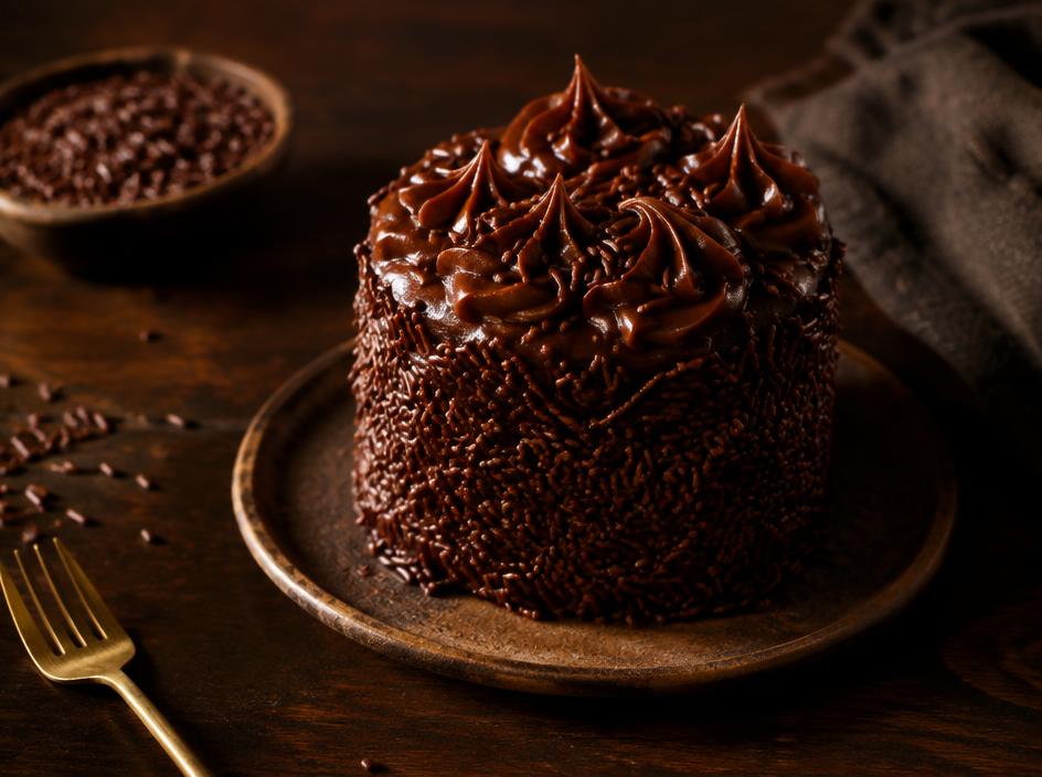 Bolo de chocolate fofinho