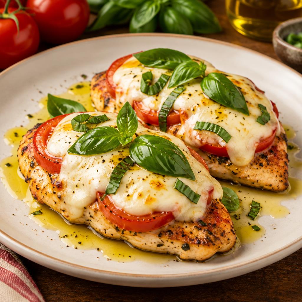 Frango à caprese