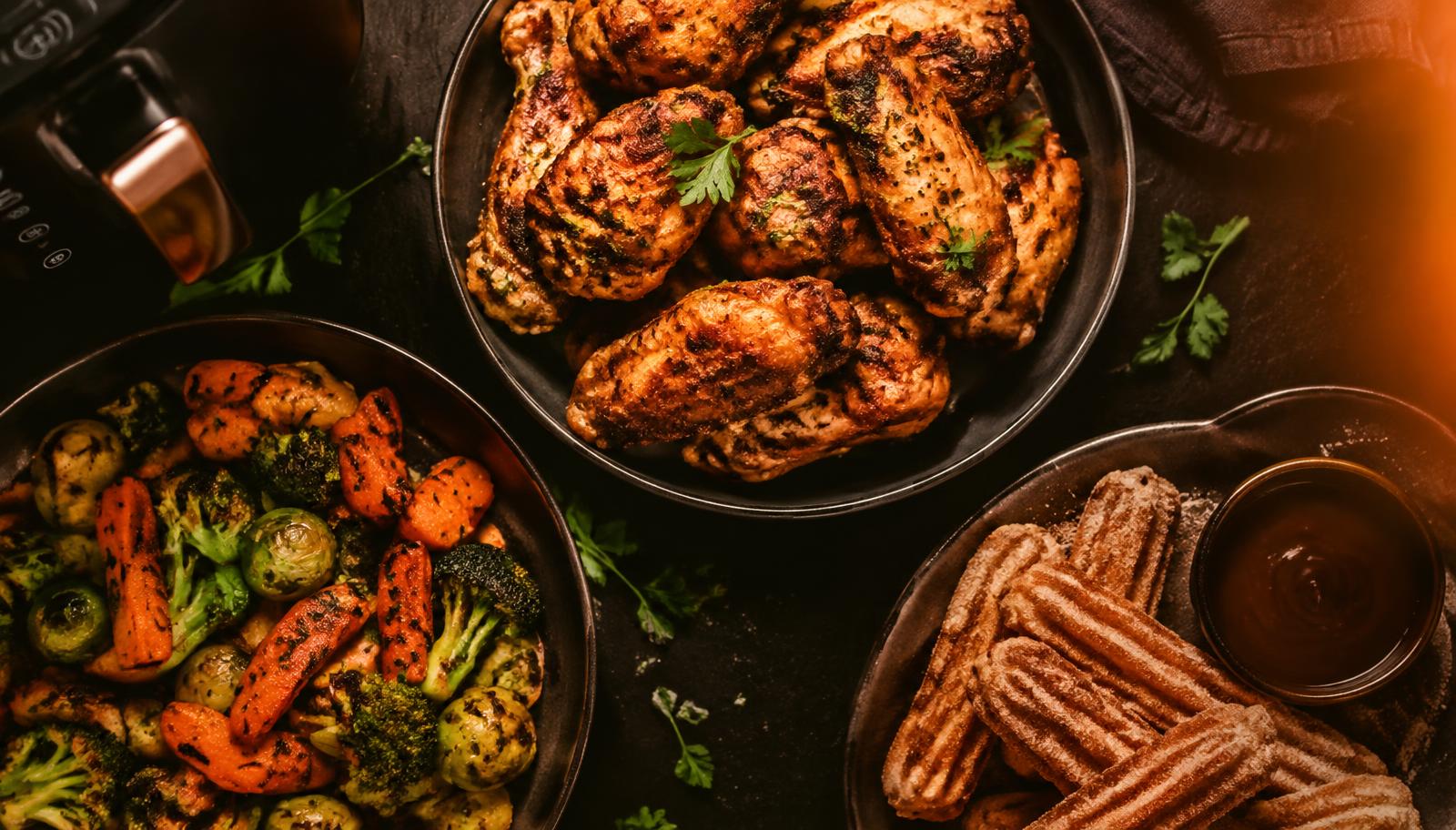 Pratos feitos na airfryer