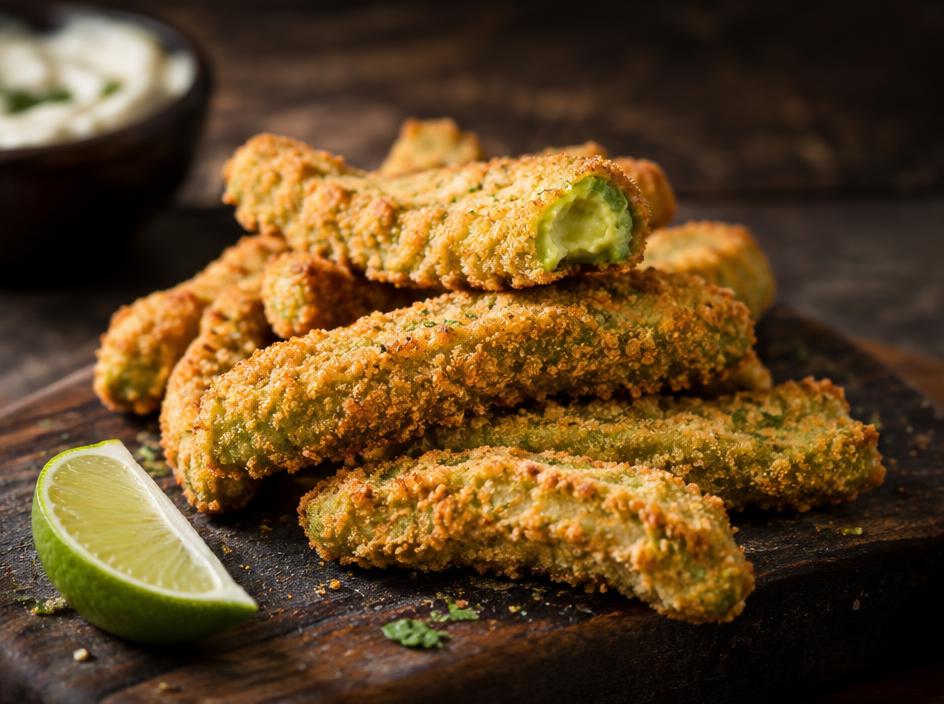 Palitos crocantes de abacate
