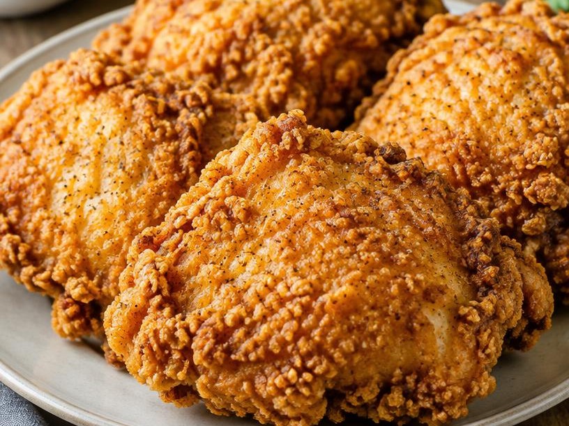Sobrecoxa empanada supercrocante